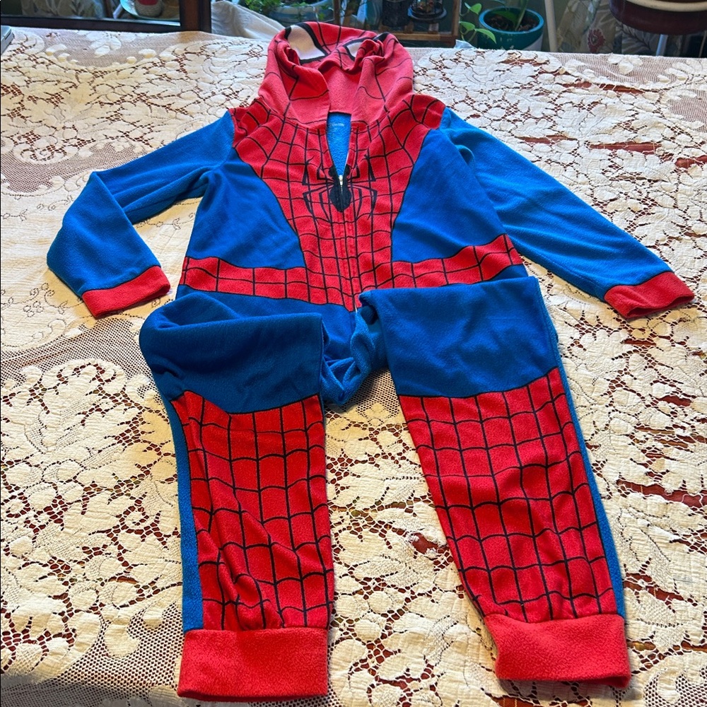 Marvel Spider-Man Boys/Unisex Blanket Sleeper One Piece Zipper NWT 8 Never Worn - Picture 6 of 16